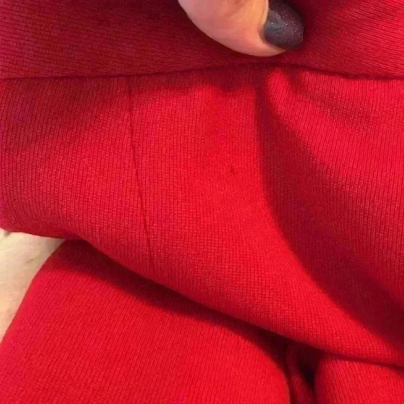 Dana Buchman Wool Pleated Pants Size 4P Red - Picture 9 of 9